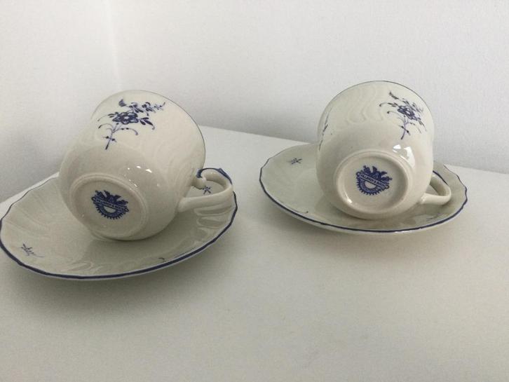 Set van 2 kleine bekers Old Luxembourg Villeroy en Boch, Antiek en Kunst, Antiek | Servies los, Ophalen