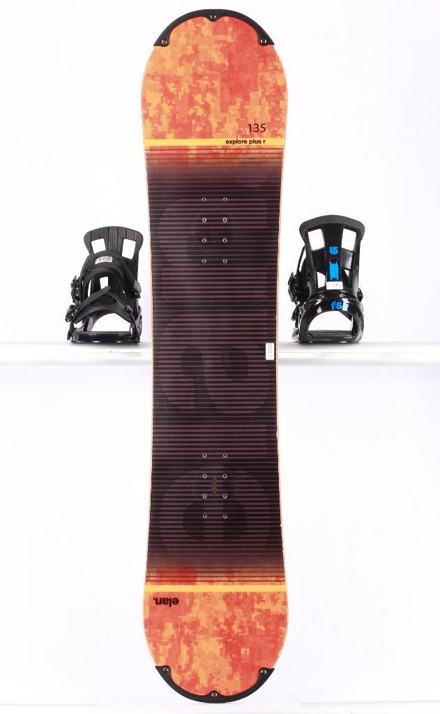 135 145 snowboard ELAN EXPLORE PLUS R 2022, orange/black, Sport en Fitness, Snowboarden, Gebruikt, Board, Ophalen of Verzenden