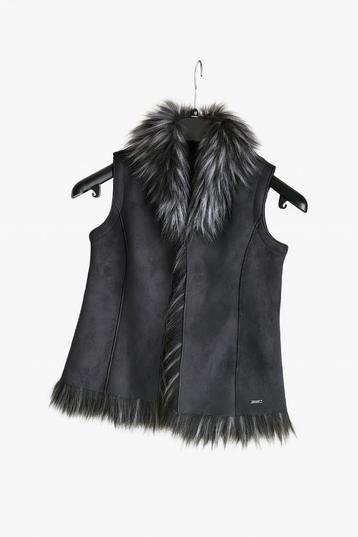 DKNY luxe faux fur bodywarmer maat 34/36 beschikbaar voor biedingen