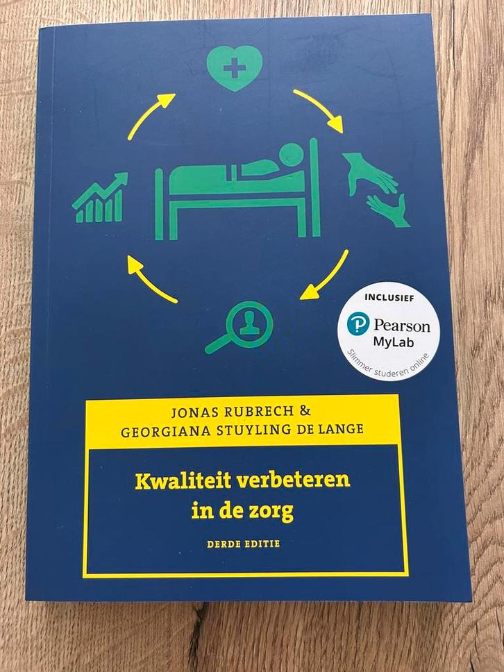 Kwaliteit verbeteren in de zorg, 3e editie met MyLab NL, Boeken, Schoolboeken, Zo goed als nieuw, Nederlands, Ophalen of Verzenden