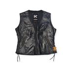 Gilet en cuir pour femme moto Taille L, Zwart, Maat 42/44 (L), Nieuw, Ophalen of Verzenden