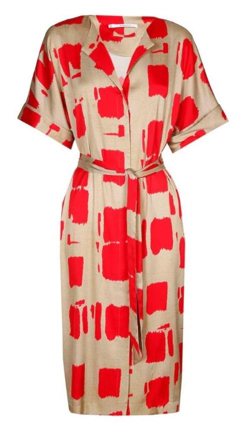 Xandres Jurk - doorknoopjurk - Maat 38, Kleding | Dames, Jurken, Maat 38/40 (M), Ophalen of Verzenden