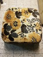 POUF ancien 40x60cm avec coussin, Huis en Inrichting, Zetels | Voetbanken en poefs, Minder dan 50 cm, Gebruikt, Ophalen of Verzenden