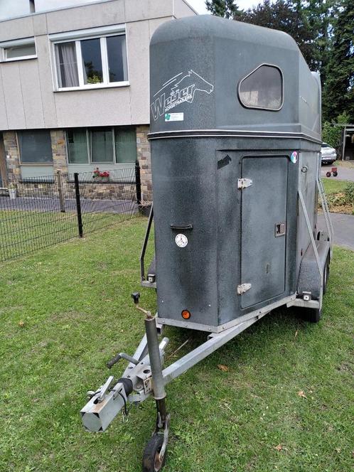 Paardentrailer 1.5 Weijer 1300kg, Dieren en Toebehoren, Paarden en Pony's | Trailers en Aanhangwagens, Gebruikt, 1½-paards trailer