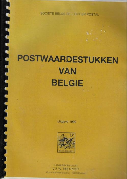 Catalogus Postwaardestukken van België, Postzegels en Munten, Postzegels | Toebehoren, Catalogus, Ophalen of Verzenden