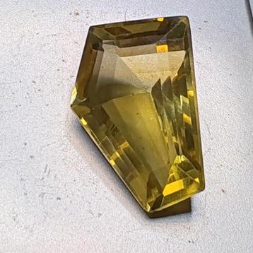 Citrine naturelle facettée 38 Ct beschikbaar voor biedingen