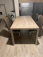 Tafel met 4 stoelen, Ophalen