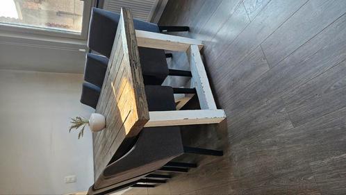 Kloostertafel met 6 stoelen, Huis en Inrichting, Tafels | Eettafels, Zo goed als nieuw, Ophalen