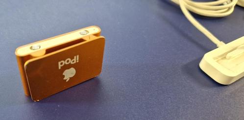 iPod shuffle (2nd generation), Audio, Tv en Foto, Mp3-spelers | Apple iPod, Gebruikt, Nano, Minder dan 2 GB, Oranje, Ophalen of Verzenden