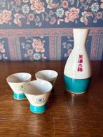 Traditionele Japanse sake set van het merk Sawanotsuru., Verzamelen, Glas en Drinkglazen, Ophalen, Zo goed als nieuw, Overige typen