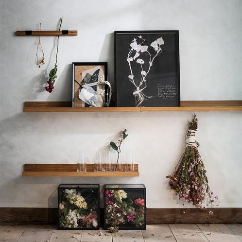 IKEA Maleras schilderijplank – 75 cm bamboe, Huis en Inrichting, Woonaccessoires | Wandplanken en Boekenplanken, Zo goed als nieuw