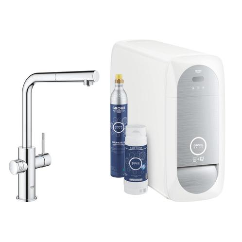 GROHE Blue Home L-uitloop met uittrekbare mousseur, Huis en Inrichting, Keuken | Keukenelementen, Gebruikt, Minder dan 100 cm