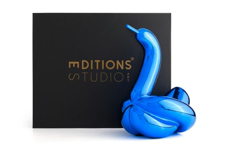 Jeff Koons (After) - Balloon Swan Blue, Antiek en Kunst, Kunst | Designobjecten, Ophalen of Verzenden