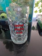 Bierglas met bel op 1liter, Verzamelen, Ophalen of Verzenden, Zo goed als nieuw, Bierglas