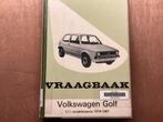 Vvraagbaak instructieboek VW GOLF MKI, Ophalen of Verzenden