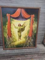 Huile sur panneau l espoir signe Carl prevot, Antiek en Kunst, Ophalen of Verzenden