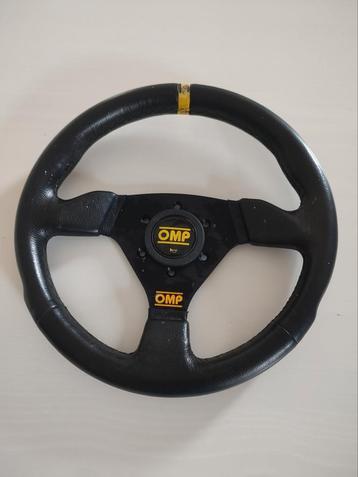 Origineel OMP Trecento race stuur 30 cm diameter leder