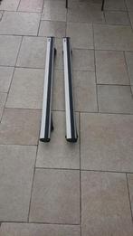 Thule WingBar 118 cm (2x) + Thule Clamp Raised Rails (x4), Ophalen, Zo goed als nieuw