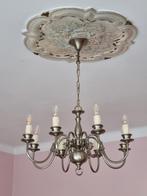 Lustre en étain 8 branches, Ophalen, Gebruikt
