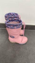 Roze regenlaarzen, lichtjes in de zool, maat 22-23, Ophalen, Gebruikt, Laarzen