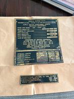plaque d’identification gmc cckw 353 ww2, Ophalen, Gebruikt