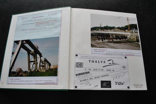 Gros Album photos originales THALYS TGV 51 RARE UNIQUE Train, Verzamelen, Spoorwegen en Tram, Gebruikt, Trein, Overige typen, Ophalen of Verzenden