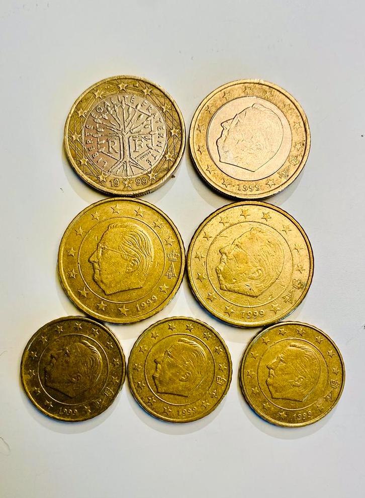 Set zeldzame 1999 europese munten, Postzegels en Munten, Munten | Europa | Euromunten, Ophalen