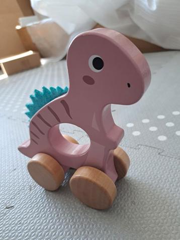 Houten rol dinosaurus  beschikbaar voor biedingen