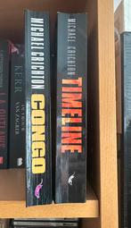 Michael Crichton - 2 boeken - Timeline & Congo, Ophalen of Verzenden, Zo goed als nieuw, Michael Crichton