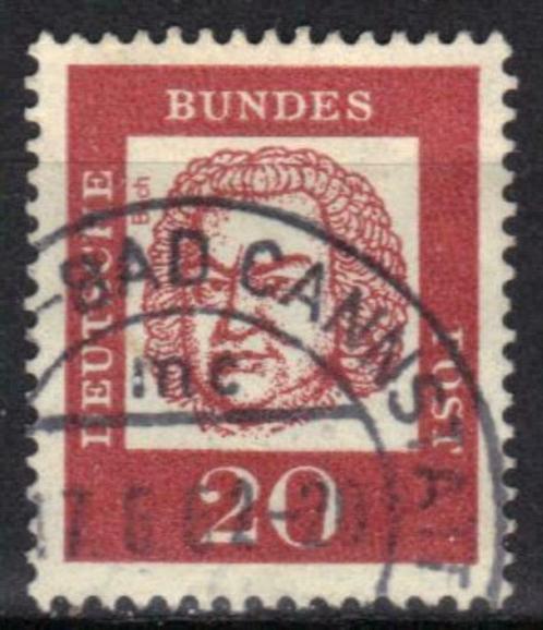 Duitsland Bundespost 1961-1964 - Yvert 225 - Beroemde D (ST), Timbres & Monnaies, Timbres | Europe | Allemagne, Affranchi, Envoi