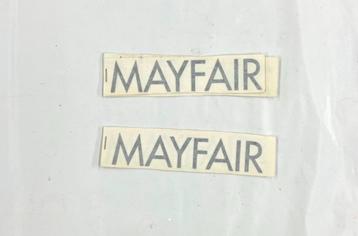 Mini MAYFAIR stickers zwart 1. beschikbaar voor biedingen