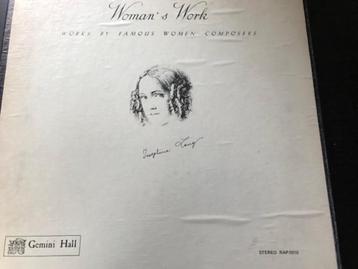 LP Womans Work 1975 Vrouw componisten sedert 1587