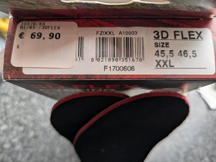 Nieuwe Sidas/Fizik inlegzolen, Fietsen en Brommers, Fietsaccessoires | Fietskleding, Nieuw, Dames, Heren, Overige maten, Ophalen of Verzenden