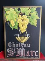 Reclamebordje Chateau St Marc 1949, Ophalen of Verzenden, Reclamebord