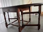 Antieke Engelse gateleg tafel (hangoortafel) met 4 stoelen, Antiek en Kunst, Ophalen