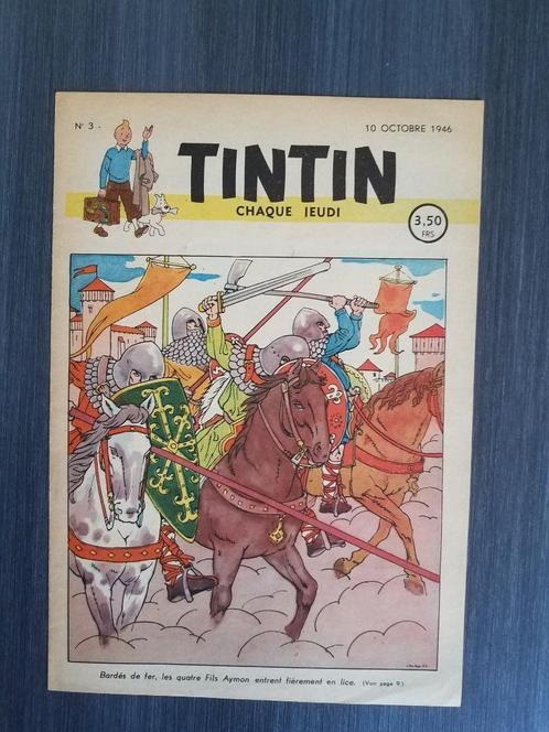 Le journal de TINTIN (1946) - N 3 - EO, Collections, Revues, Journaux & Coupures, Journal, 1940 à 1960, Enlèvement ou Envoi