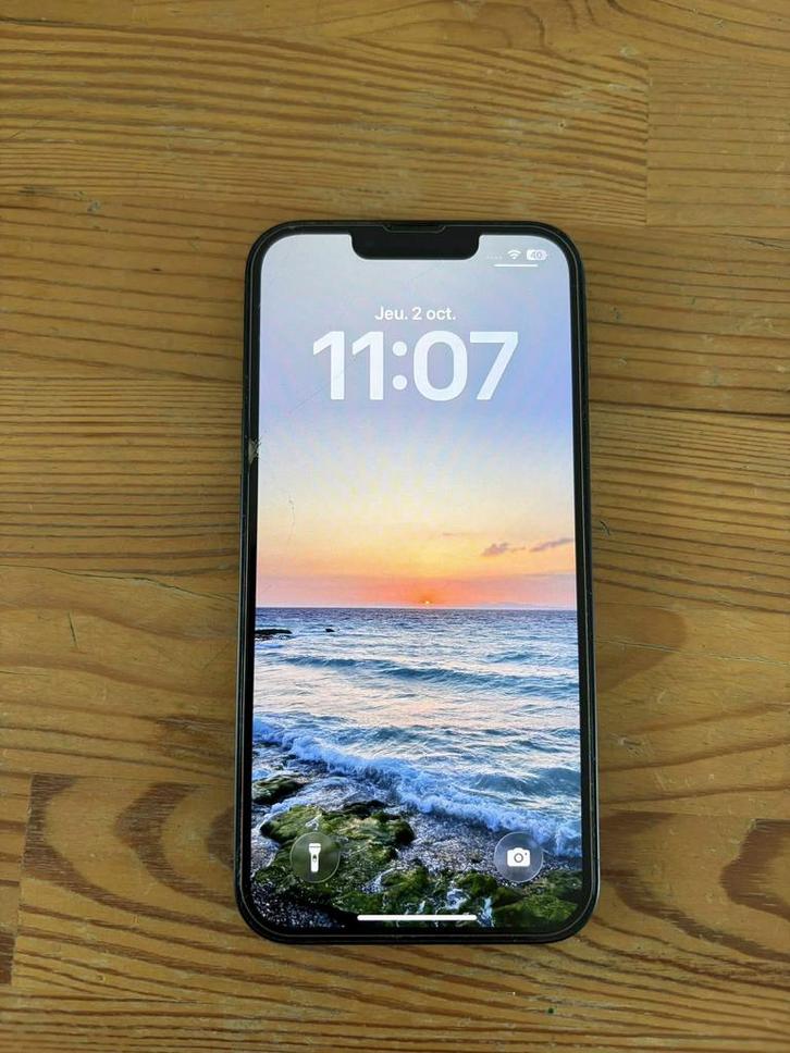 iPhone 13 — 256 GB — zwart, Telecommunicatie, Mobiele telefoons | Apple iPhone, Zo goed als nieuw, iPhone 13, Zwart, Ophalen of Verzenden