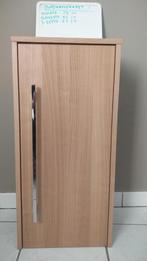 Armoire à colonne de salle de bain design aspect bois, Maison & Meubles, Utilisé, Enlèvement ou Envoi