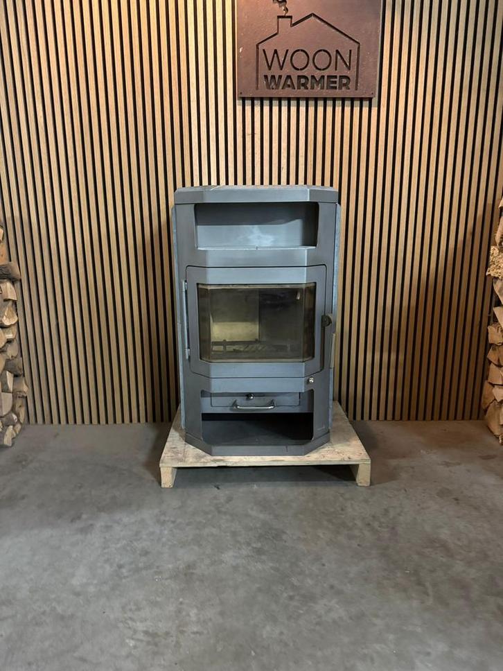 26006 Speksteenkachel Wamsler 8,5 kw, Huis en Inrichting, Kachels, Gebruikt, Vrijstaand, Houtkachel, Hout, Ophalen