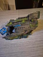 Deco wrak schip aquarium, Dieren en Toebehoren, Ophalen of Verzenden, Nieuw, Sierelement