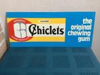 Chiclets reclame, Verzamelen, Merken en Reclamevoorwerpen, Ophalen of Verzenden, Gebruikt, Reclamebord