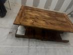 Grande table de salon bois de tres bonne qualite, Maison & Meubles, Enlèvement, Comme neuf