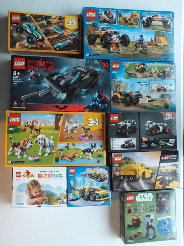 LEGO CITY collectie met veel auto's 10 dozen, Kinderen en Baby's, Speelgoed | Duplo en Lego, Nieuw, Lego, Complete set, Ophalen of Verzenden