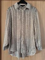 Witte blouse met luipaard motief.  Lola & Liza, Mt 38., Kleding | Dames, Blouses en Tunieken, Maat 38/40 (M), Lola & Liza, Wit