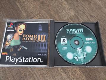 Tomb Raider III – PS1 (met boekje, originele versie) beschikbaar voor biedingen