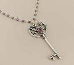 Dolce Luna Ketting - Verzilverd & Sleutelhanger, Ophalen, Met hanger, Nieuw, Zilver