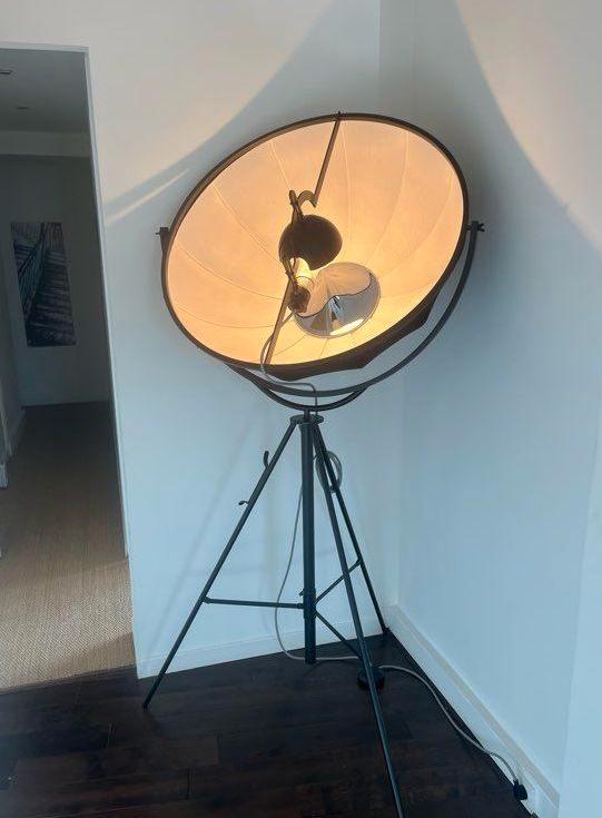 Fortuny Pallucco Lamp, Huis en Inrichting, Lampen | Vloerlampen, Zo goed als nieuw, 200 cm of meer, Metaal, Stof, Ophalen of Verzenden