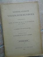 Bladmuziek Nederlandsch Volksliederenboek antiek muziekboek, Musique & Instruments, Partitions, Piano, Utilisé, Musique du monde