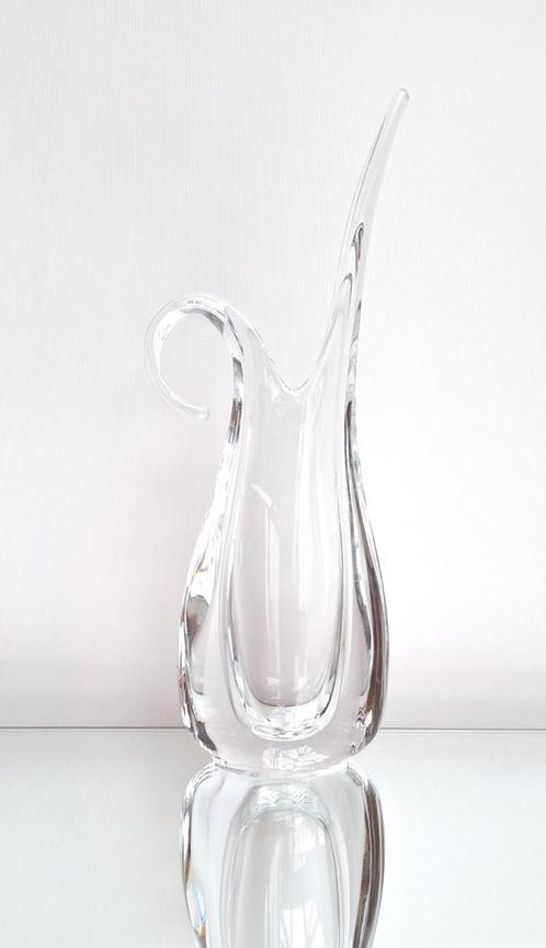 Kristallen vaas Art Vannes Flavio Poli-stijl, Antiek en Kunst, Antiek | Glaswerk en Kristal, Ophalen of Verzenden