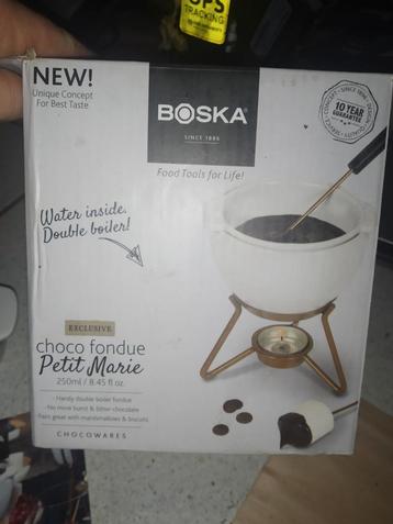 Chocolade fondue au bain marie voor 2 personen van Boska beschikbaar voor biedingen